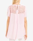 Vince Camuto High-low Lace-back Top