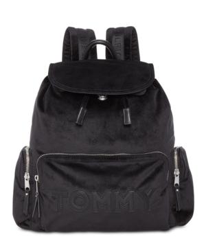 Tommy Hilfiger Tommy Velvet Flap Backpack