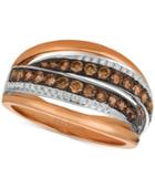 Le Vian Chocolatier Diamond Ring (7/8 Ct. T.w.) In 14k Rose Gold & White Gold