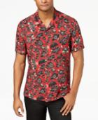 Just Cavalli Men's Floral-print Shirt
