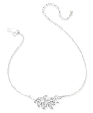 Inc International Concepts Silver-tone Crystal Branch Choker Necklace, Only At Macy's
