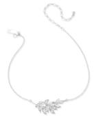 Inc International Concepts Silver-tone Crystal Branch Choker Necklace, Only At Macy's