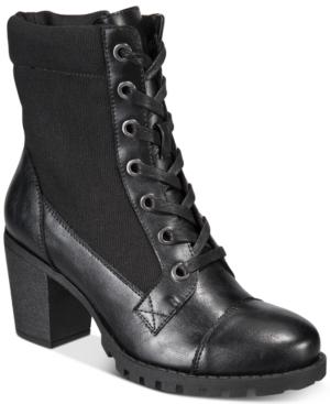 Xoxo Carley Lace-up Booties Women's Shoes