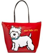 Marc Tetro Nyc Westie Large Zip Tote