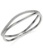 Nambe Braid Bangle Bracelet In Sterling Silver