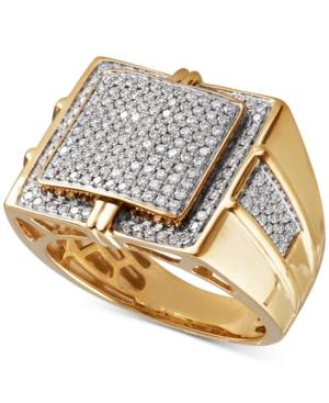 Men's Diamond Pave Ring (1 Ct. T.w.) In 10k Gold