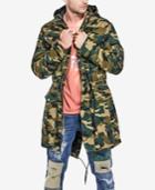 Guess Men's Camo-print Eagle Fishtail Parka