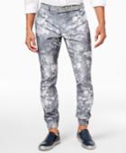 Tallia Men's Slim-fit Gray Floral Dress Joggers