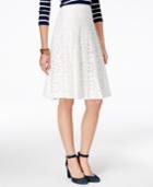Tommy Hilfiger Lace Eyelet Skirt, Only At Macy's