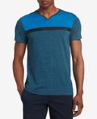 Calvin Klein Men's Notched Colorblock T-shirt
