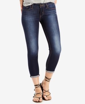 Levi's 535 Super Skinny Cuffed Jeans