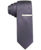 Alfani Men's Purple Skinny Tie, Created For Macy's