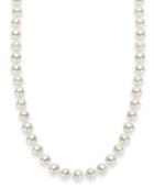 "pearl Necklace, 18"" Sterling Silver Cultured Freshwater Pearl Strand (7-8mm)"