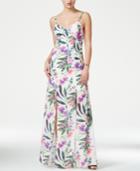 Guess Antoinette Sleeveless Floral-print Maxi Dress