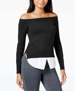 Maison Jules Off-the-shoulder Sweater, Created For Macy's