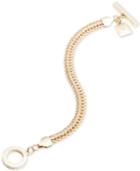 Anne Klein Gold-tone Flat Chain Toggle Bracelet