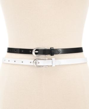 Inc International Concepts 2 For 1 Patent Belt, Only At Macy's