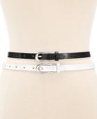 Inc International Concepts 2 For 1 Patent Belt, Only At Macy's