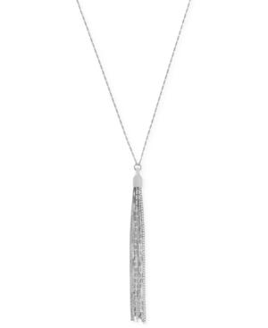 Vince Camuto Bar Link Tassel Necklace
