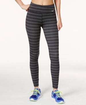 Nike Legend Dri-fit Zigzag Dot-print Leggings