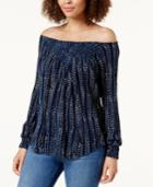 Lucky Brand Convertible Off-the-shoulder Top