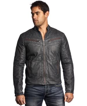 Affliction Faux Leather Moto Jacket