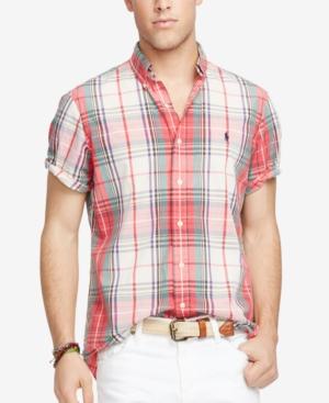 Polo Ralph Lauren Men's Short-sleeve Plaid Shirt