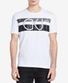 Calvin Klein Jeans Men's Modern Stripe Logo-print T-shirt