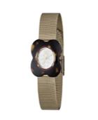 Orla Kiely Watch, Gold Plated Mesh Bracelet With Slider