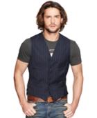 Denim & Supply Ralph Lauren Pinstriped Wool Vest