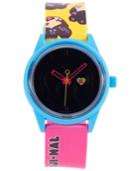 Harajuku Lovers Unisex Solar Emoji Emoji-nal Strap Watch 40mm Hl2319