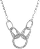 Style&co. Silver-tone Multi-ring Frontal Necklace