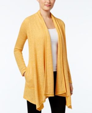 G.h. Bass & Co. Open-front Handkerchief-hem Cardigan