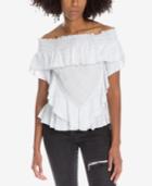 Max Studio London Ruffled Off-the-shoulder Top, Created For Macy's