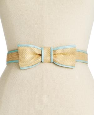 Kate Spade New York Straw Bow Belt