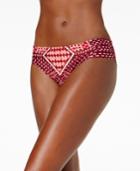 Kenneth Cole Hidden Paradise Ruched Bikini Bottoms Women's Swimsuit