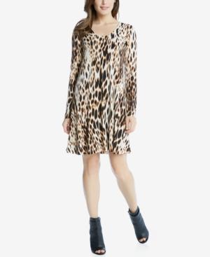 Karen Kane Animal-print Shift Dress