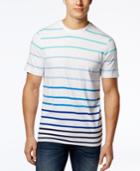 Club Room Big And Tall Hyannis Striped T-shirt, Only At Macy's