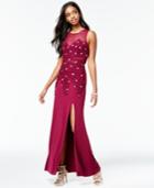 Say Yes To The Prom Juniors' Illusion A-line Gown, A Macy's Exclusive
