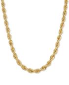 24 Rope Chain Necklace In 14k Gold