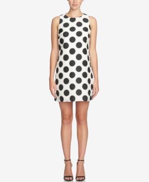 Cece Arlington Polka-dot Shift Dress