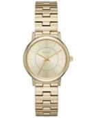 Dkny Women's Willoughby Gold-tone Stainless Steel Bracelet Watch 28mm Ny2548