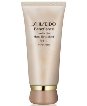 Shiseido Benefiance Protective Hand Revitalizer Spf 10, 2.6 Oz