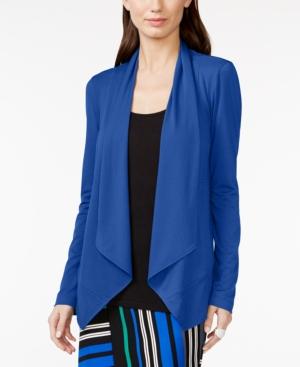 Grace Elements Draped Hi-low Open Cardigan