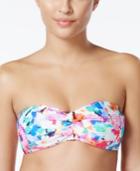 Kenneth Cole Reaction Cabana Cutie Bandeau Bikini Top Women's Swimsuit