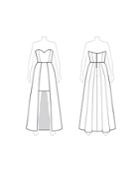 Customize: Add Center Skirt - Fame And Partners Dual-skirt Dress