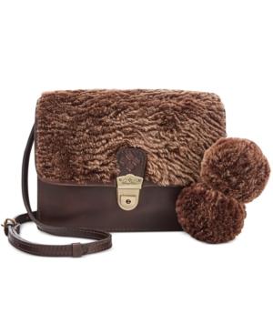 Patricia Nash Sherpa Shearling Lanza Crossbody Organizer