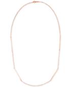 Giani Bernini Bar-link Long Necklace In 18k Rose Gold-plated Sterling Silver, Only At Macy's