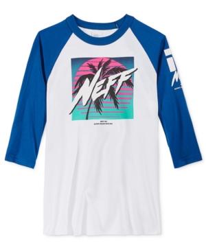 Neff Men's Raglan-sleeve Graphic-print T-shirt