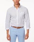 Tommy Hilfiger Men's Mini Floral Print Linen Blend Shirt